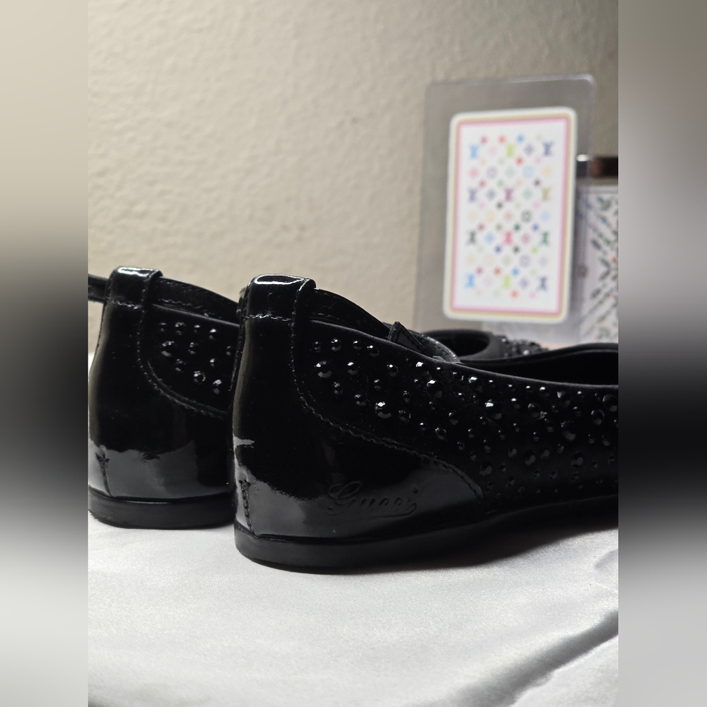 Beautiful Gucci Girls Bejeweled Flats! - Picture 3 of 10
